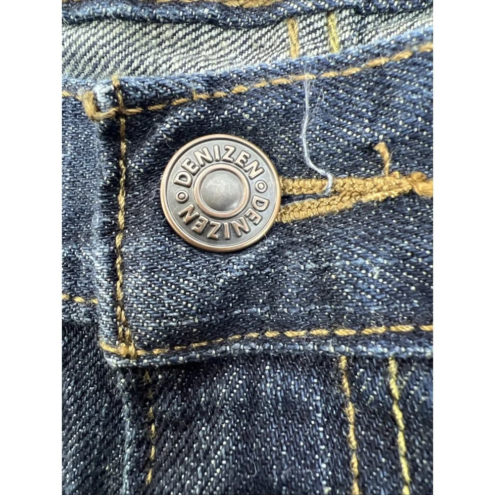 Levi's Denizen 285 Relaxed Fit 100% Cotton Blue Denim Jeans Straight Leg Size 38